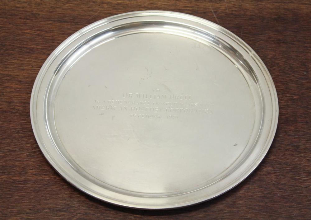 TIFFANY & CO. STERLING SILVER ROUND