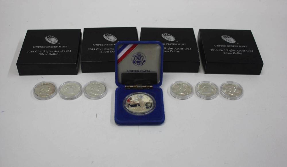 A GROUP OF ELEVEN U S SILVER COINS  33dfc0