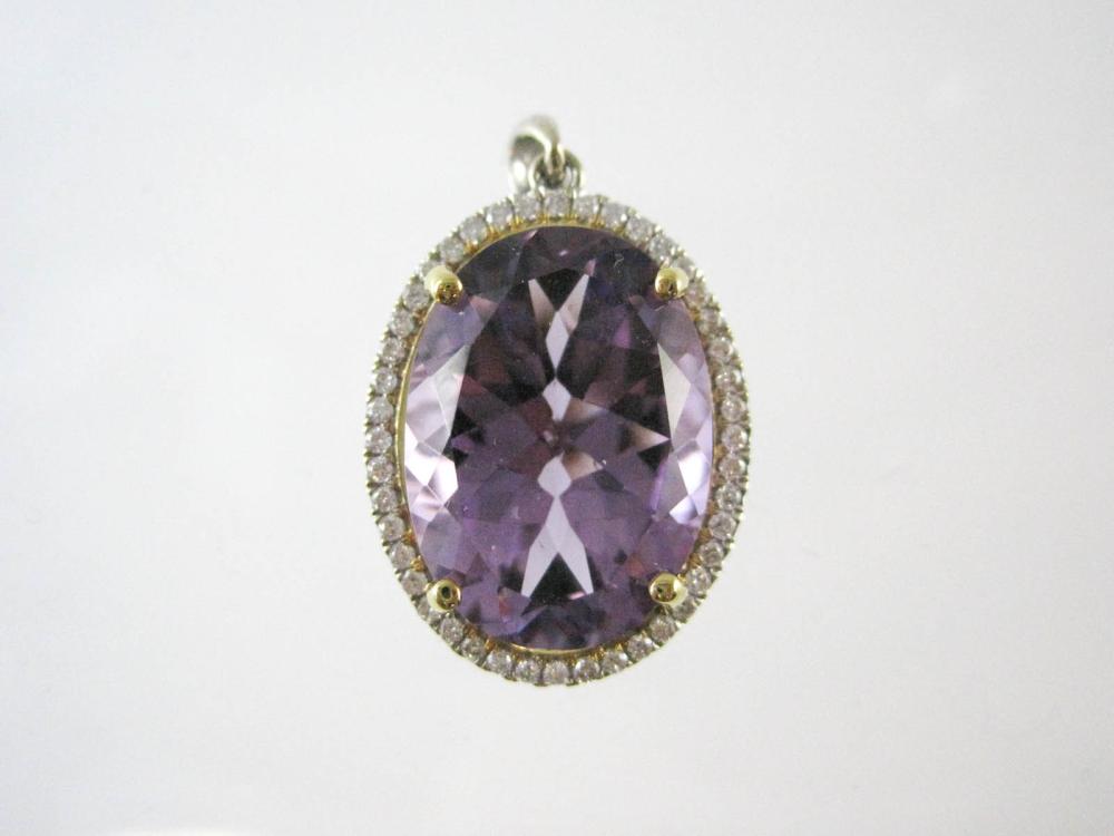 AMETHYST AND FOURTEEN KARAT GOLD 33dffa