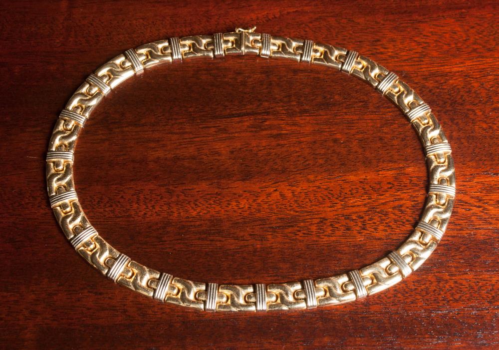 FOURTEEN KARAT GOLD LINK BRACELET  33e053