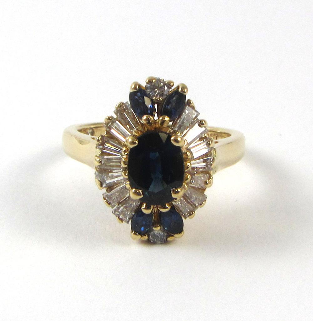 DIAMOND BLUE SAPPHIRE AND FOURTEEN 33e08d