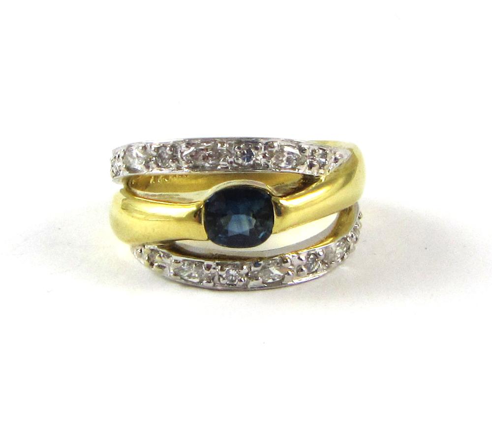 SAPPHIRE, DIAMOND AND TWO-TONE