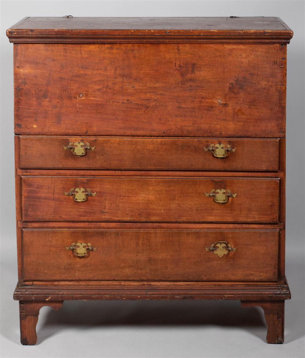 CHIPPENDALE STAINED STORAGE CHESTCHIPPENDALE