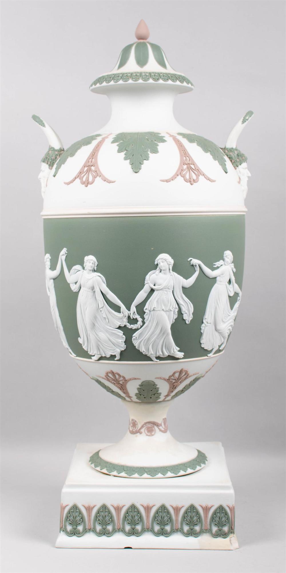 WEDGWOOD GREEN, LILAC AND SOLID