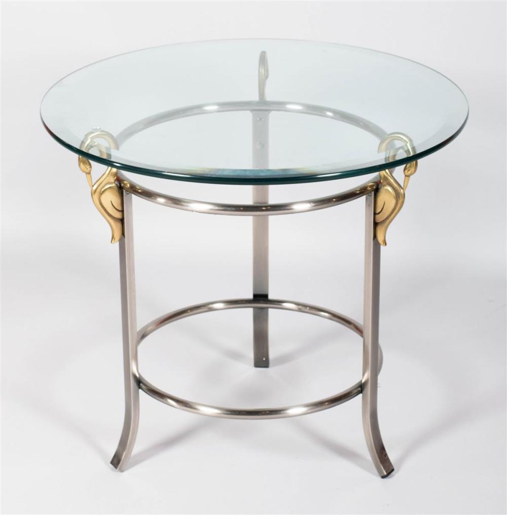 NEOCLASSICAL STYLE BRASS AND POLISHED