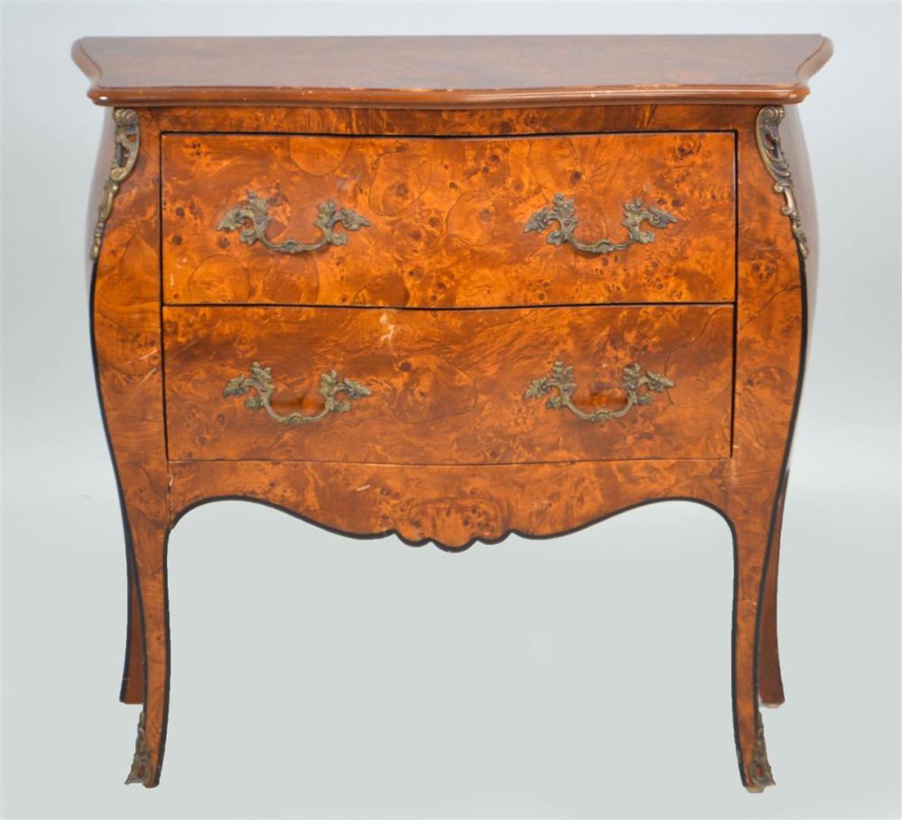 ROCOCO STYLE BURLWOOD PETITE COMMODEROCOCO 33bbba