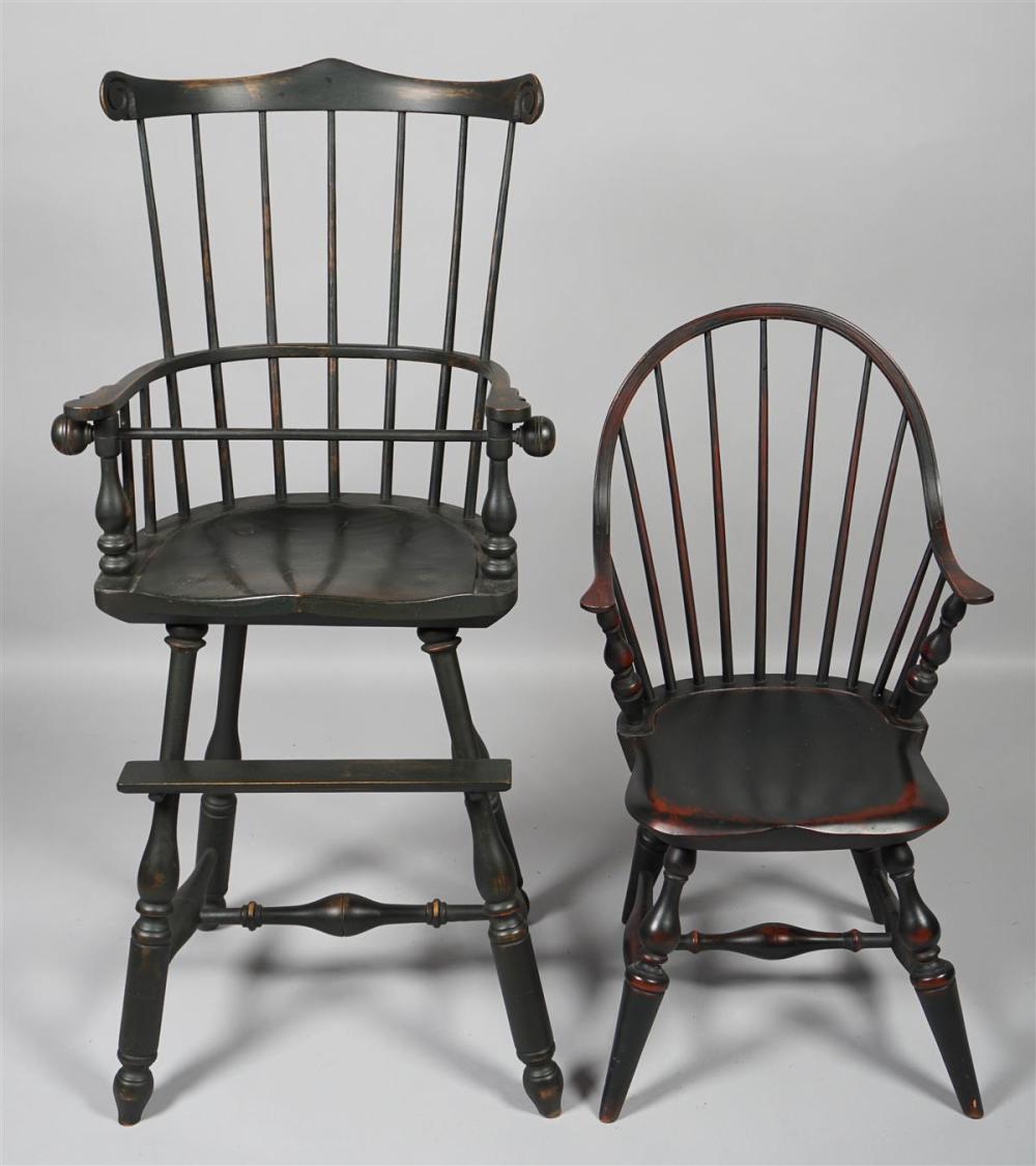 TWO COLONIAL STYLE WARREN CHAIR 33bbd5