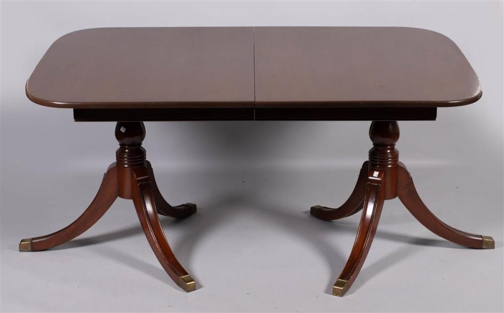 GEORGE III STYLE MAHOGANY DINING