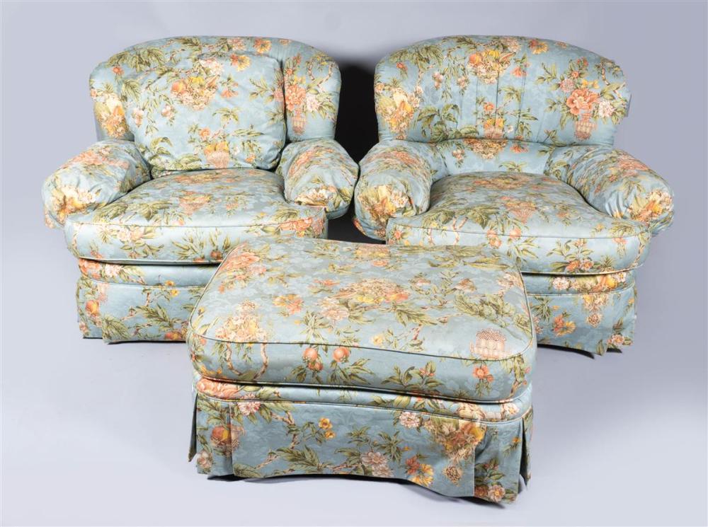 PAIR OF JESSICA CHARLES UPHOLSTERED
