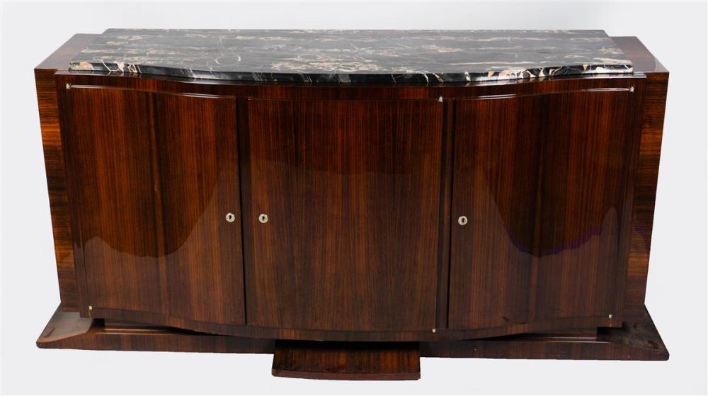 FRENCH ART DECO ROSEWOOD BUFFET,