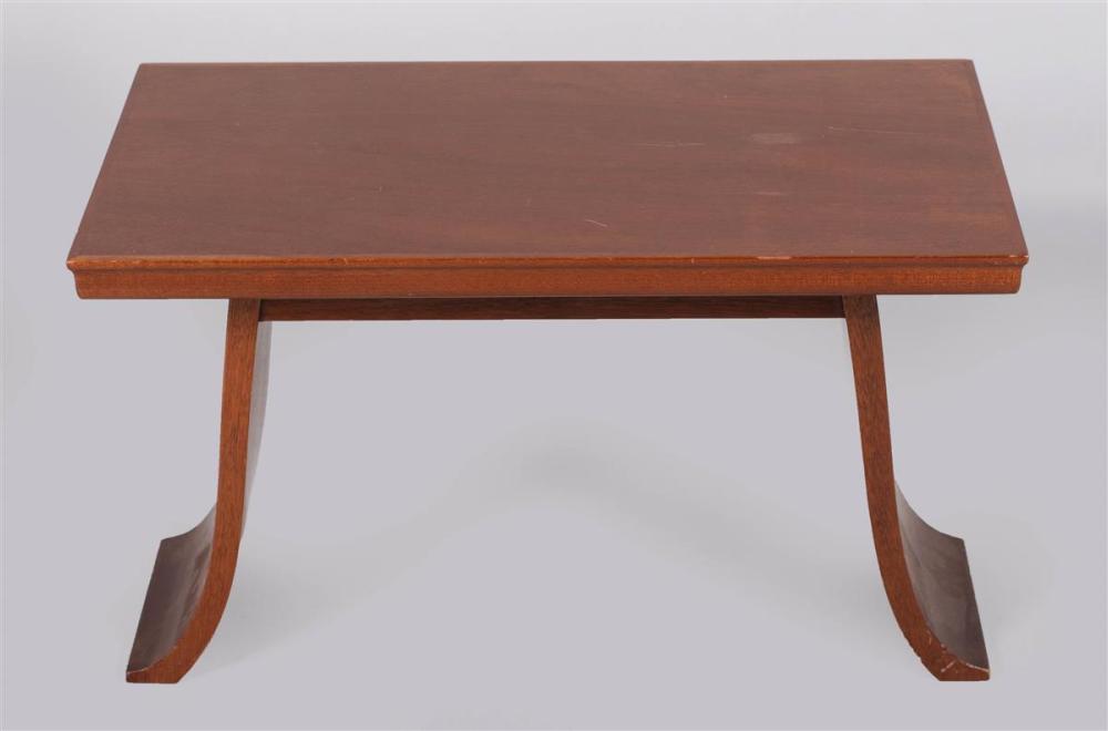 FRENCH MID-CENTURY MAHOGANY END