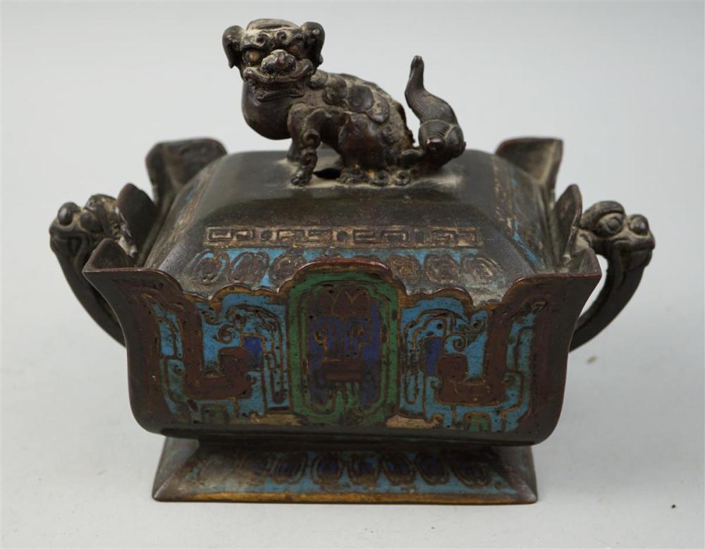 CHINESE CHAMPLEVE ENAMEL COVERED