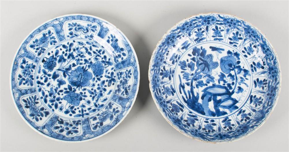 CHINESE BLUE AND WHITE DISH 18TH 33bd49