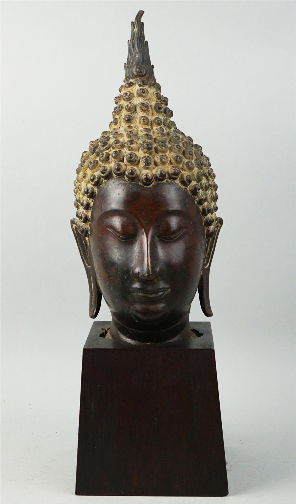 THAI BRONZE HEAD OF THE BUDDHATHAI 33bd68