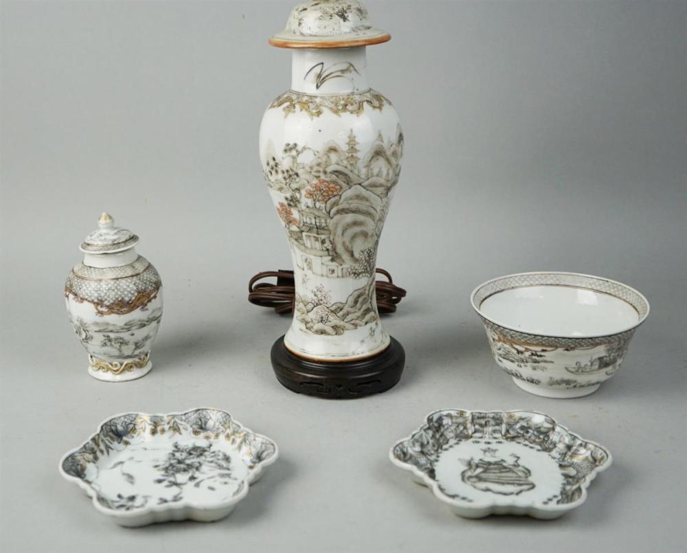 FOUR PIECES OF CHINESE EXPORT TEAWARES  33bd91