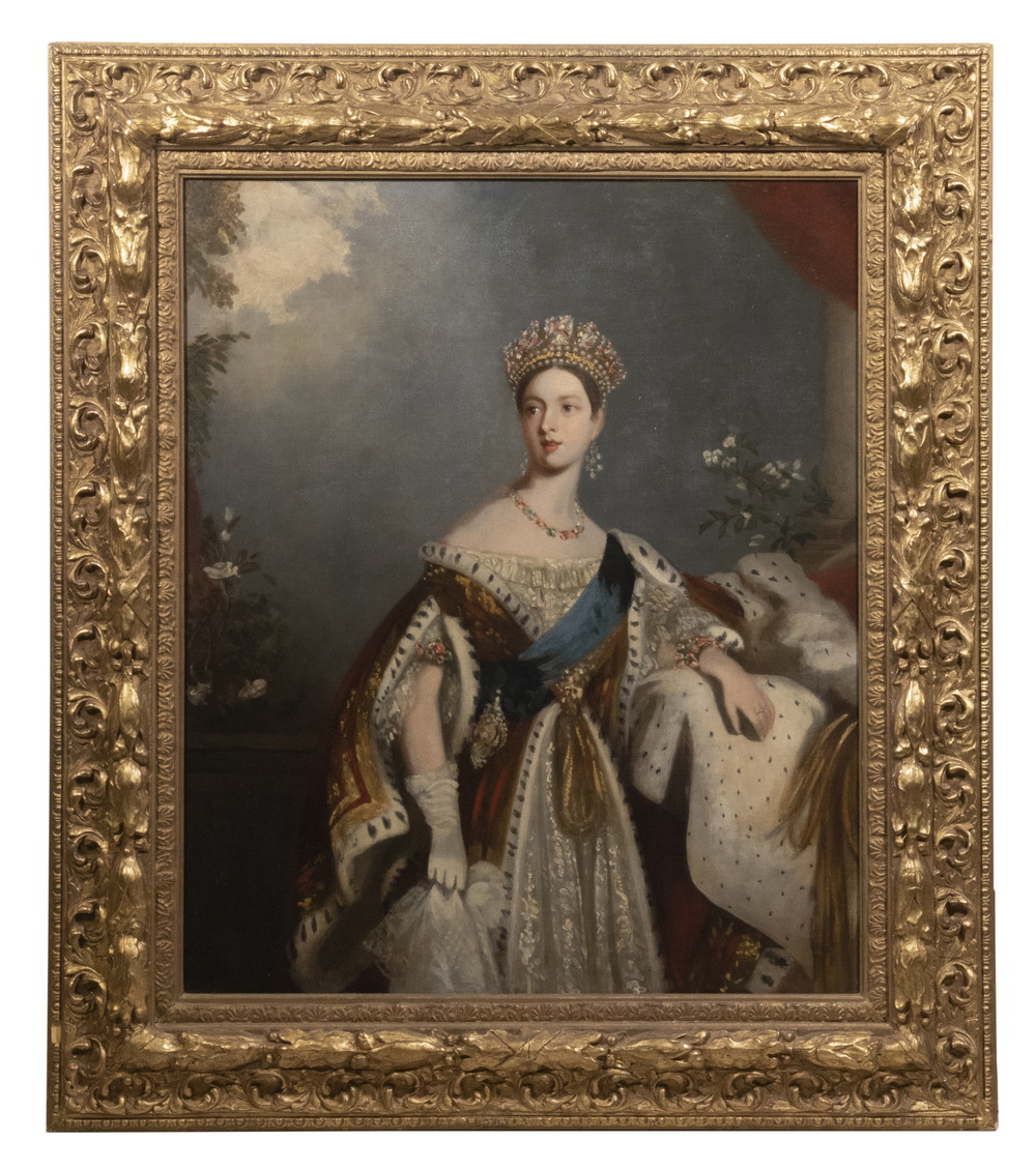 CORONATION PORTRAIT OF QUEEN VICTORIA