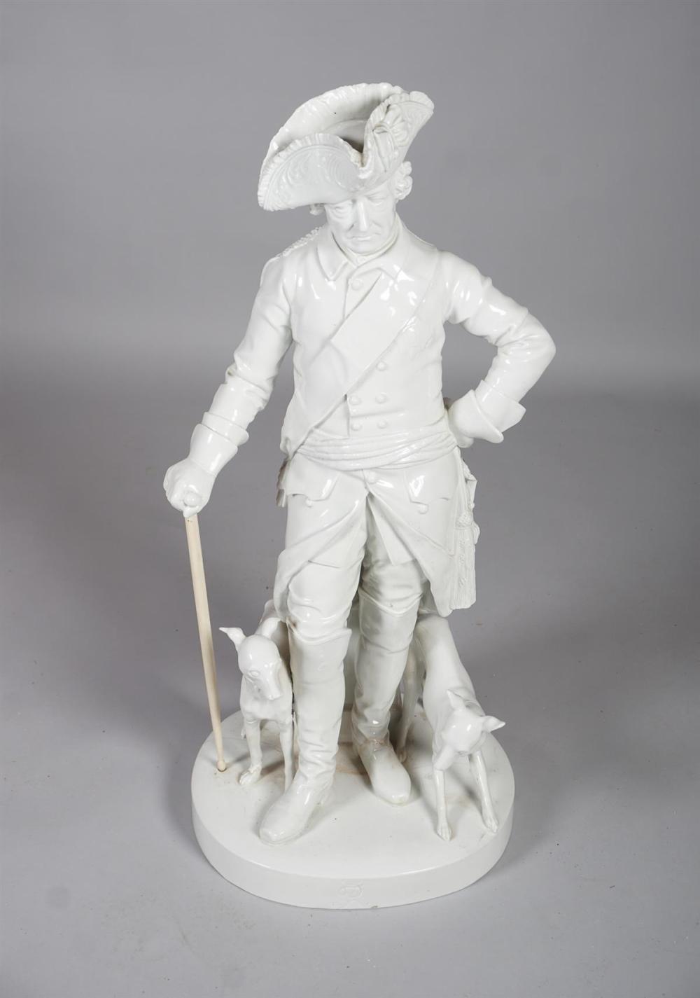 LARGE VOLKSTEDER PORCELAIN FIGURE