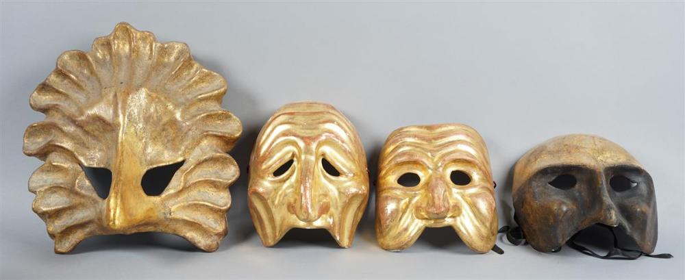 GROUP OF FOUR GILTWOOD AND COMPOSITION