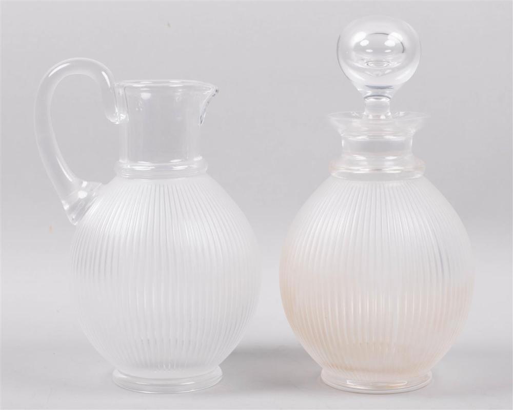 LALIQUE 'LANGEAIS' DECANTER AND