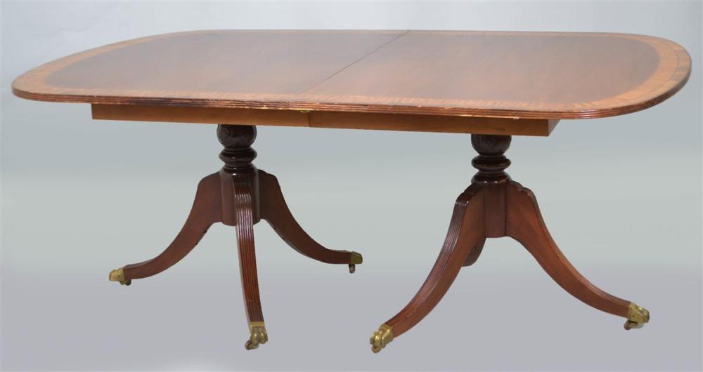 GEORGE III STYLE INLAID MAHOGANY