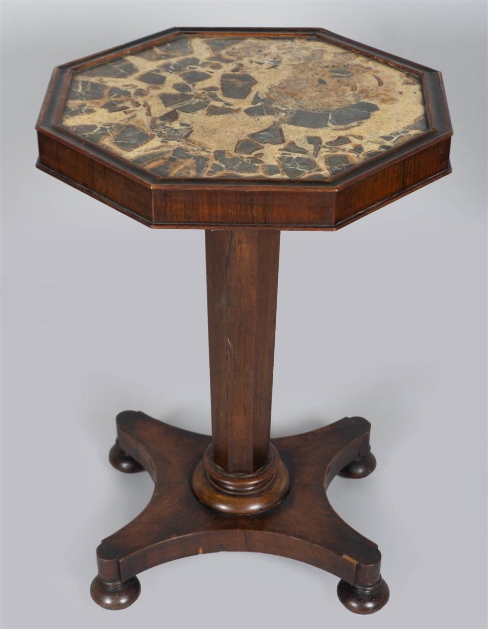 REGENCY MAHOGANY OCCASIONAL TABLE  33bede