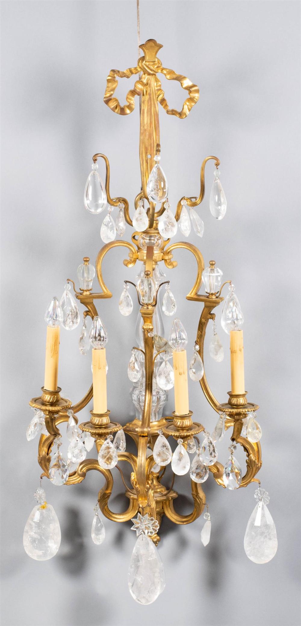 PAIR OF LOUIS XV STYLE ORMOLU AND