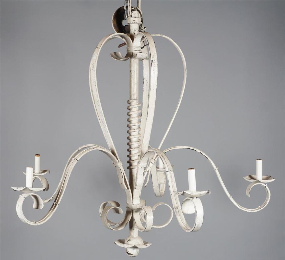 ROCOCO STYLE WHITE PAINTED IRON 33bf9f