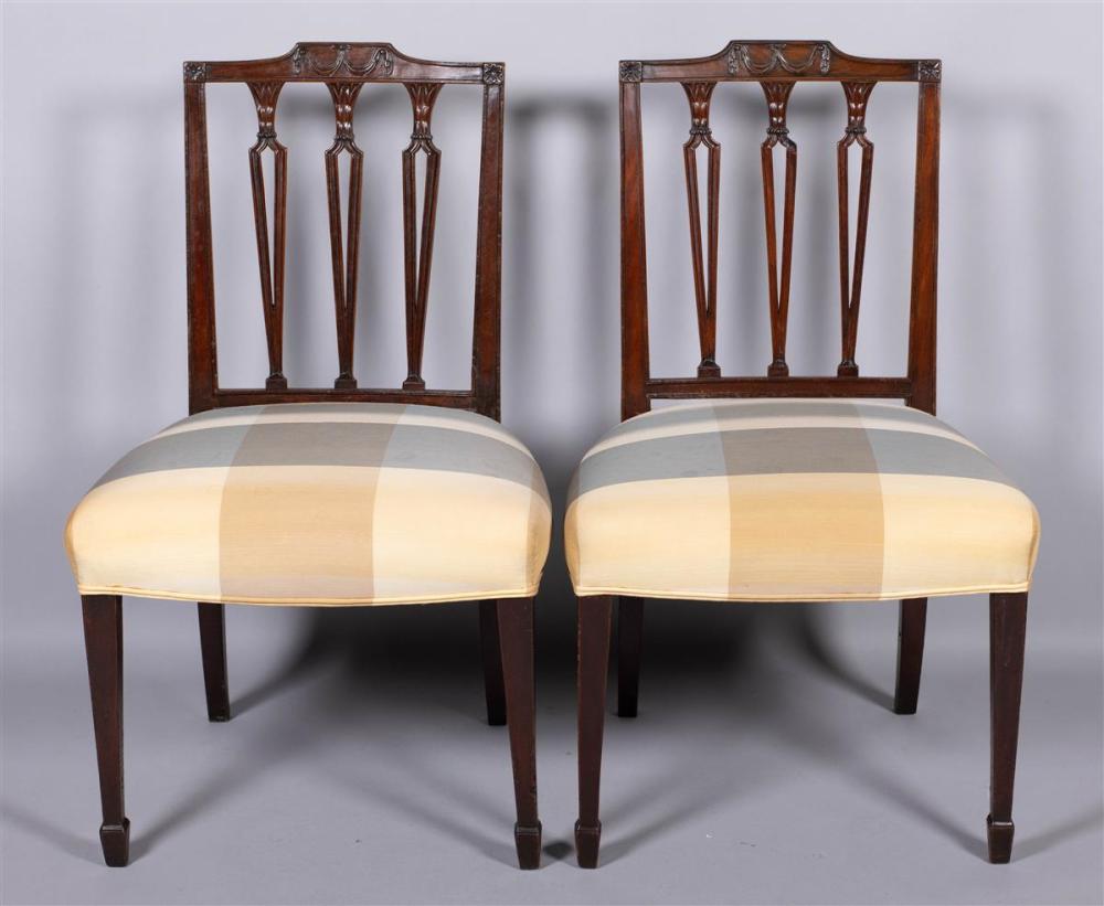 PAIR OF HEPPLEWHITE MAHOGANY SIDE 33c019