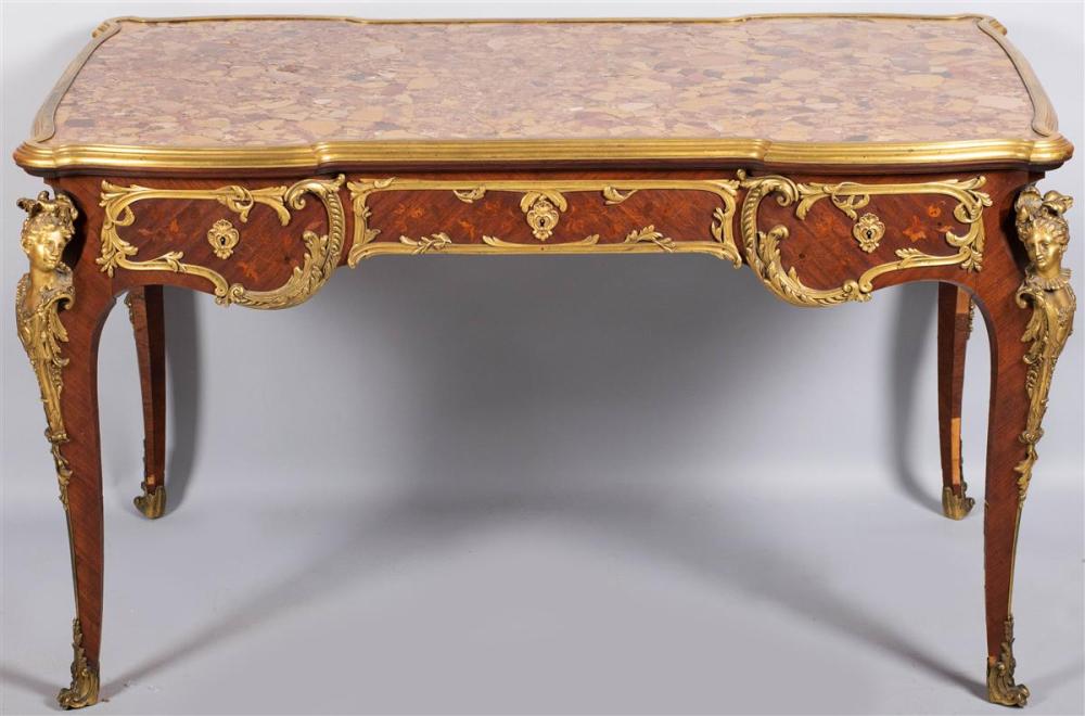 LOUIS XV STYLE ORMOLU MOUNTED TULIPWOOD 33c034