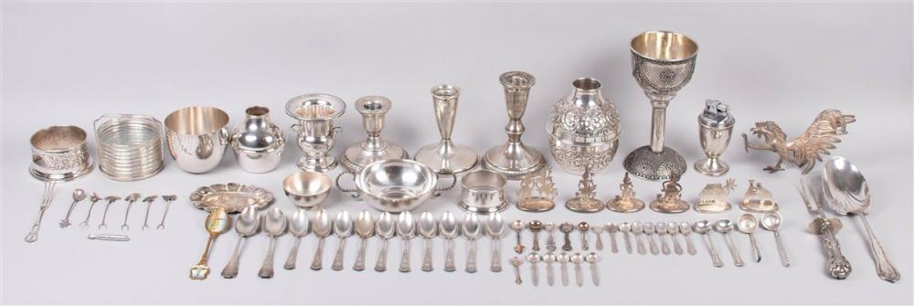 GROUP OF SILVER TABLE ITEMSGROUP 33c094
