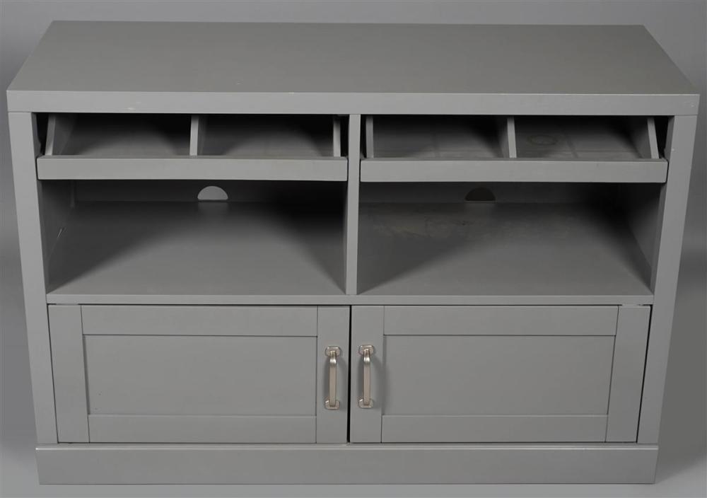 CONTEMPORARY GREY PAINTED STORAGE