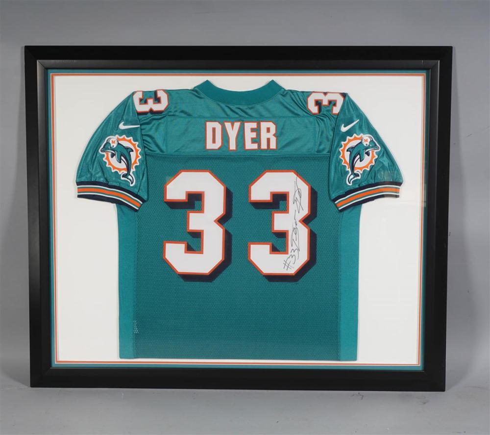 AUTOGRAPHED DOLPHINS JERSEY, DEON