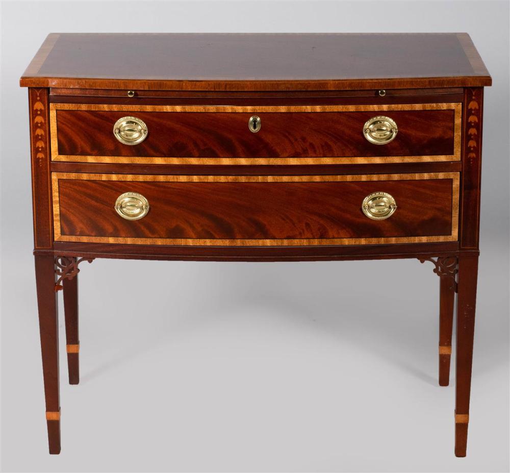 BAKER FEDERAL STYLE INLAID MAHOGANY 33c19a