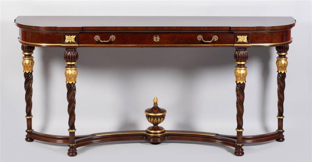 KARGES CLASSICAL STYLE PARCEL-GILT