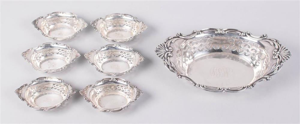 GORHAM SILVER RETICULATED DISH