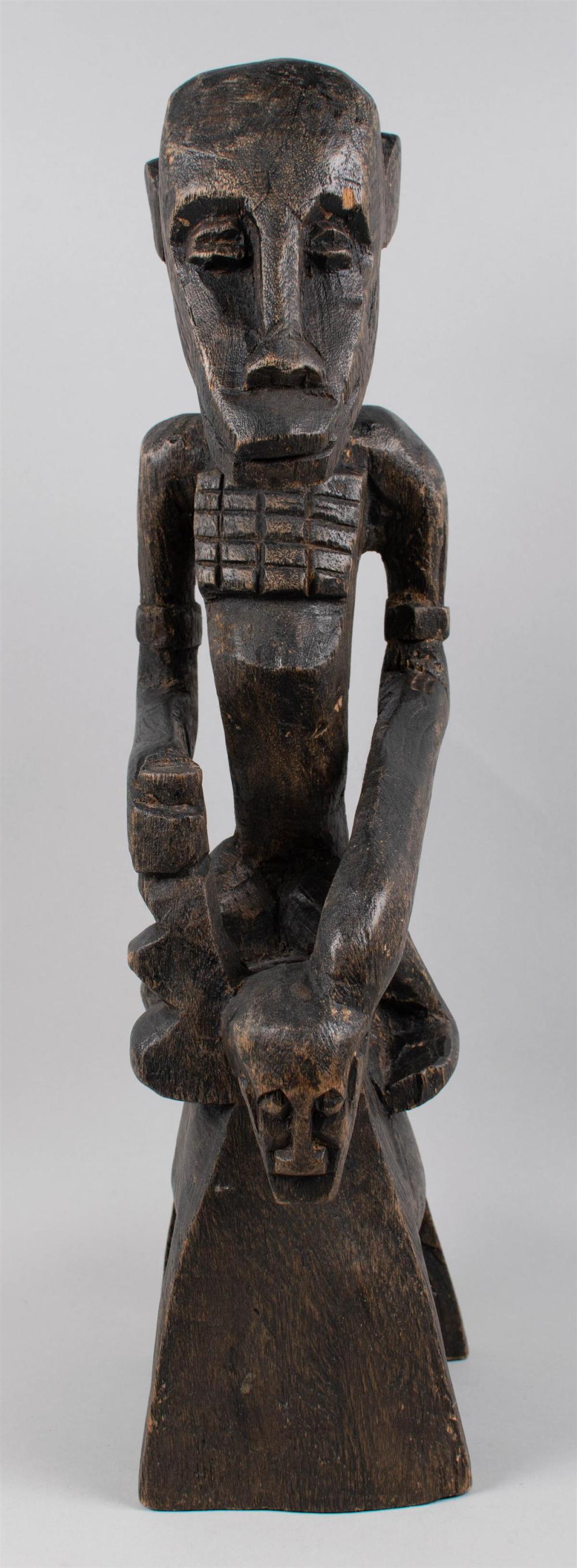 BAULE PEOPLES SHRINE MONKEY FIGURE 33c403