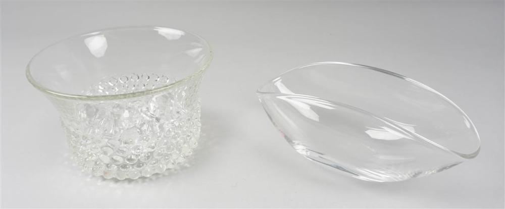 STEUBEN BOWL AND CRYSTAL DISHSTEUBEN