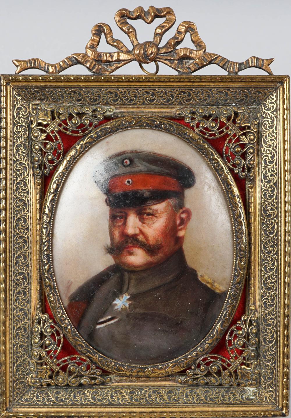 PORTRAIT MINIATURE OF BARON VON