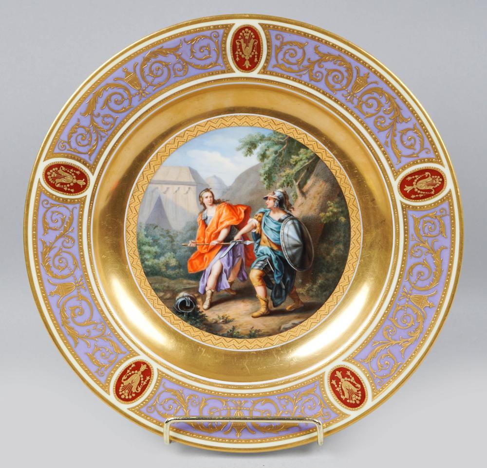 VIENNA PORCELAIN LATER-DECORATED