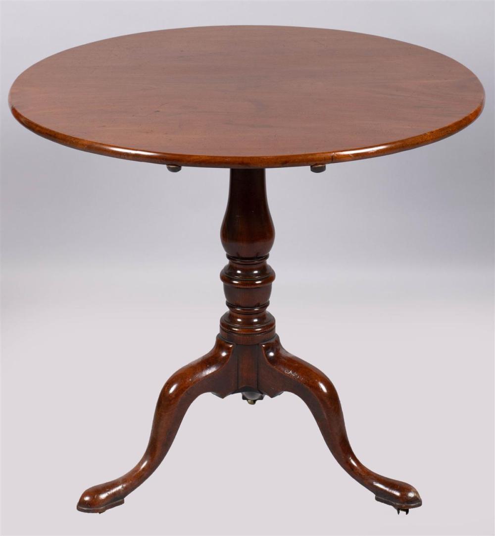 GEORGE III MAHOGANY TILT TOP TABLE  33c4d2