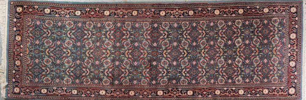 INDIAN HERATI WOOL RUNNER APPROX  33c501