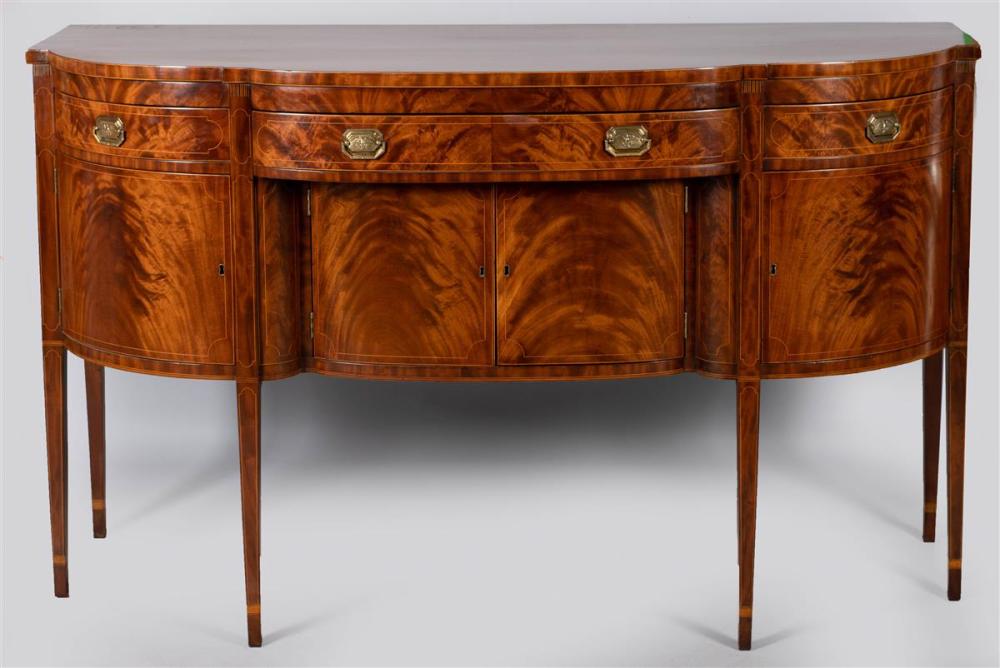 FEDERAL INLAID MAHOGANY SIDEBOARD  33c54e