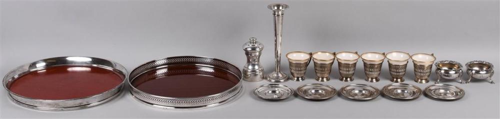 COLLECTION OF SILVER TABLE ITEMS  33c5d1