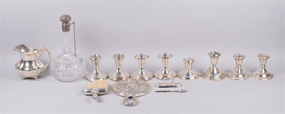 GROUP OF SILVER VANITY ITEMS AND 33c5ca