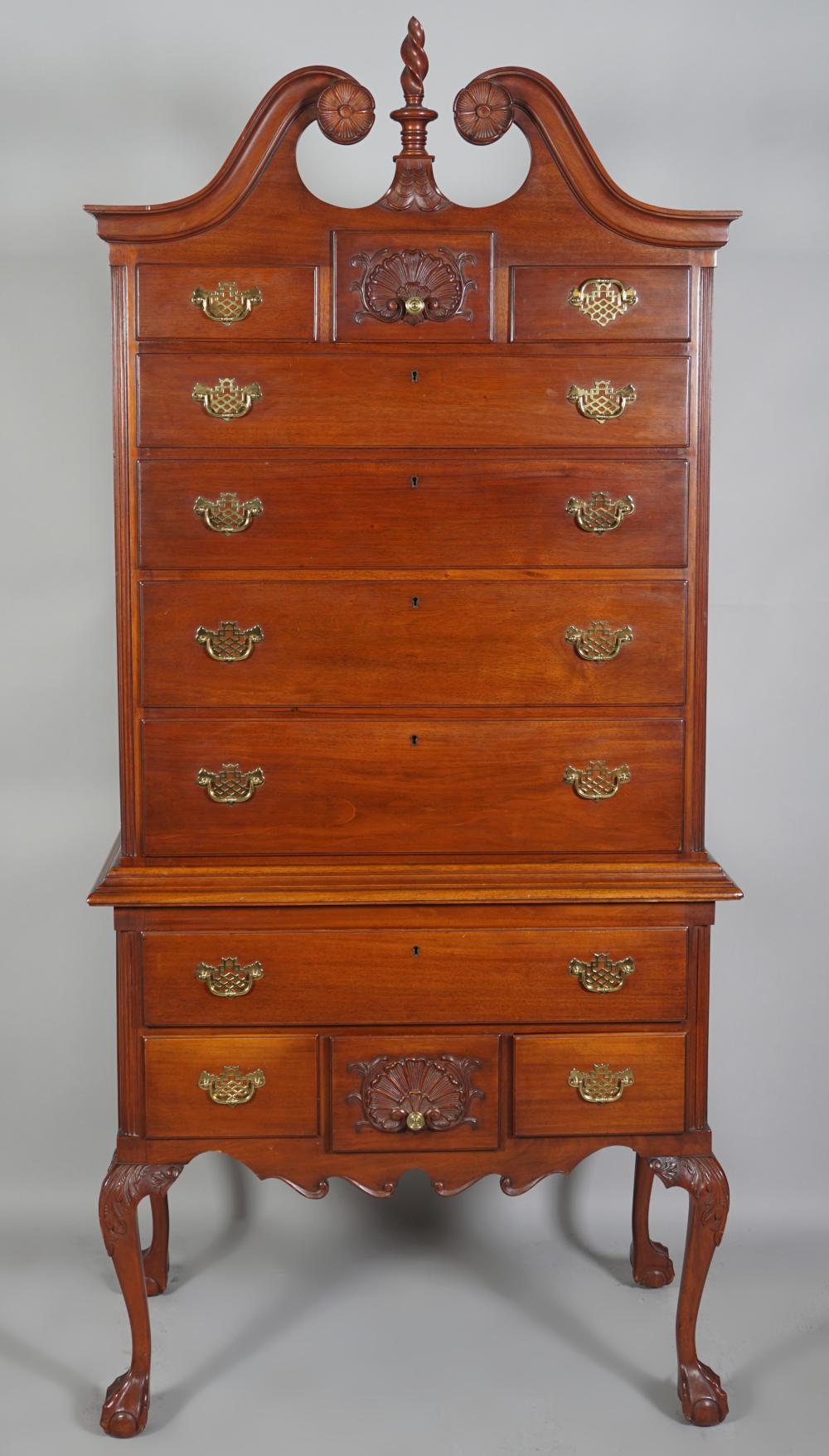 CHARAK CHIPPENDALE STYLE MAHOGANY