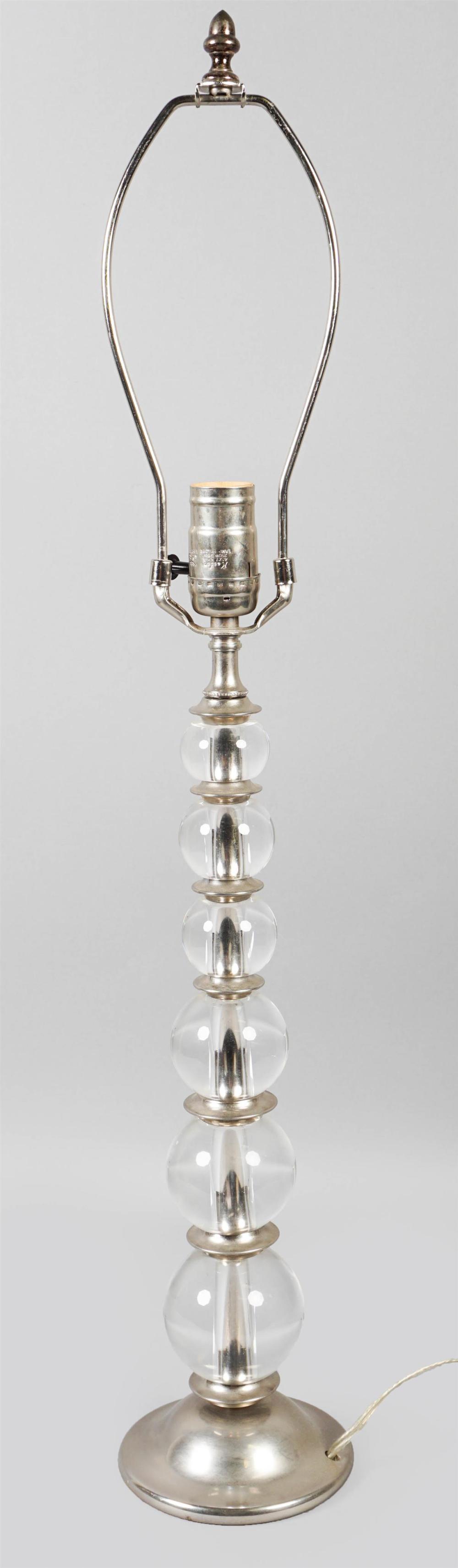 CRYSTAL BALL TABLE LAMPCRYSTAL