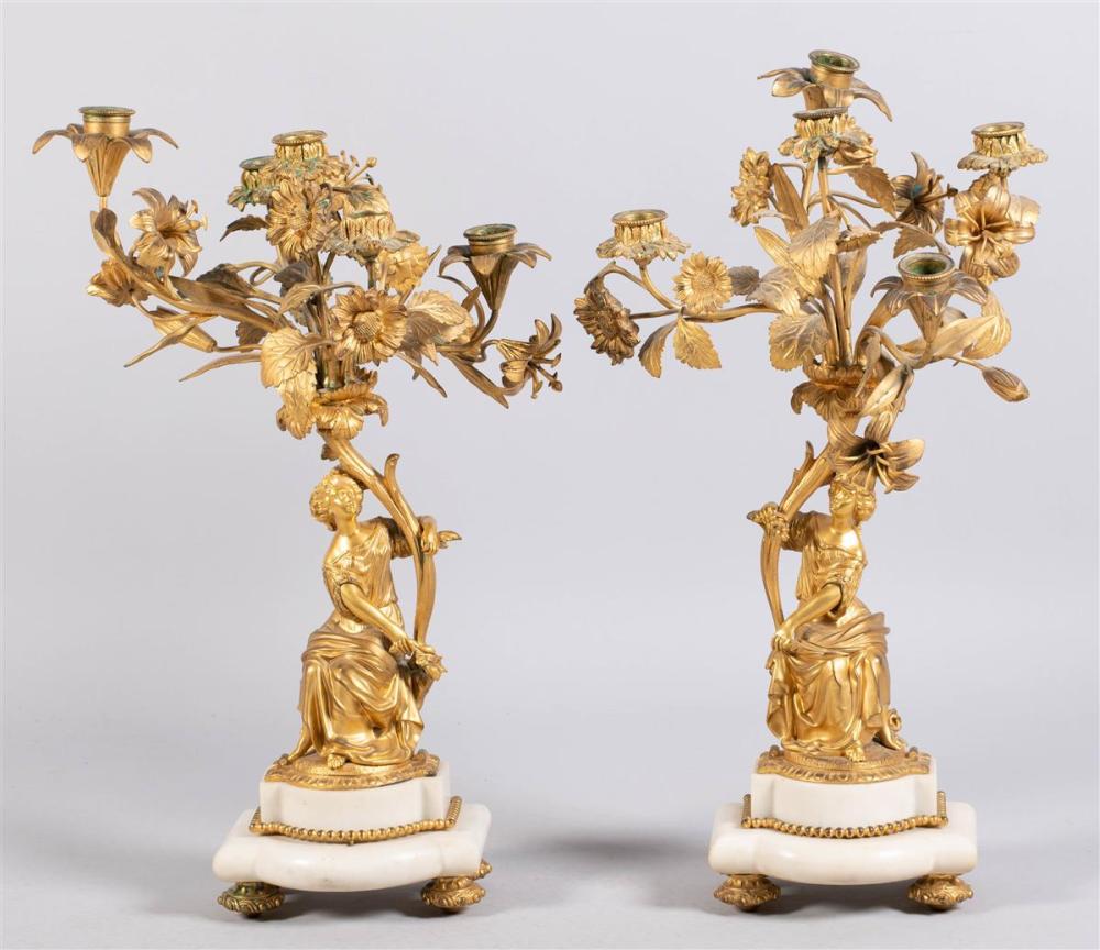 PAIR OF LOUIS XVI STYLE ORMOLU