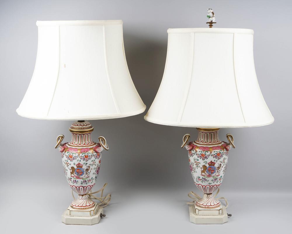 PAIR OF SAMSON CHINESE EXPORT ARMORIAL