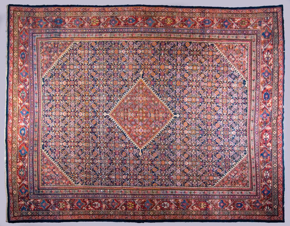 PERSIAN MALAYER HAND KNOTTED RUG 33c7d6