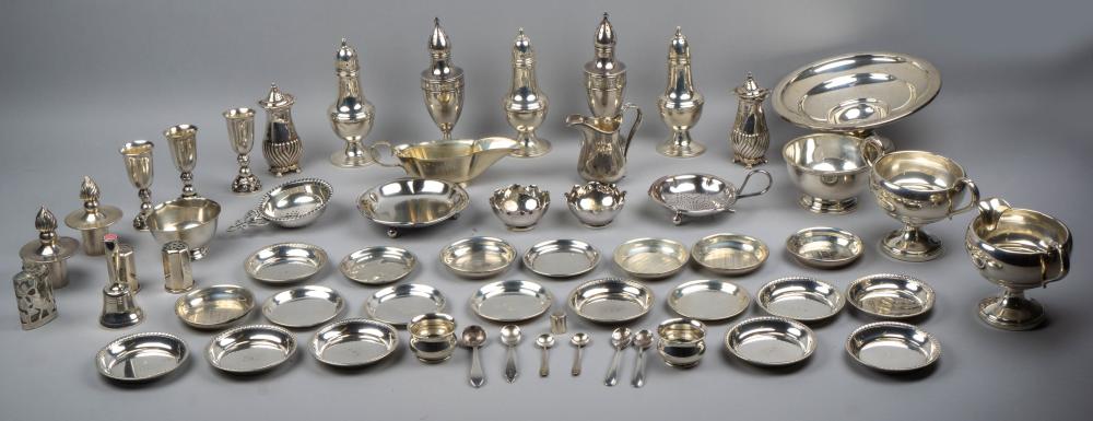 GROUP OF SILVER TABLEWARESGROUP OF SILVER